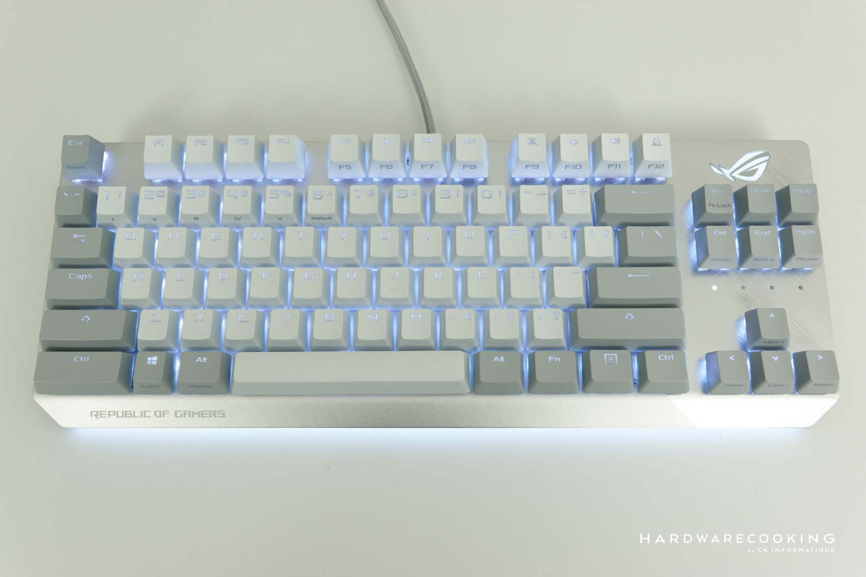 Test : ASUS ROG Strix Scope NX TKL Moonlight White, bien ou bien ?